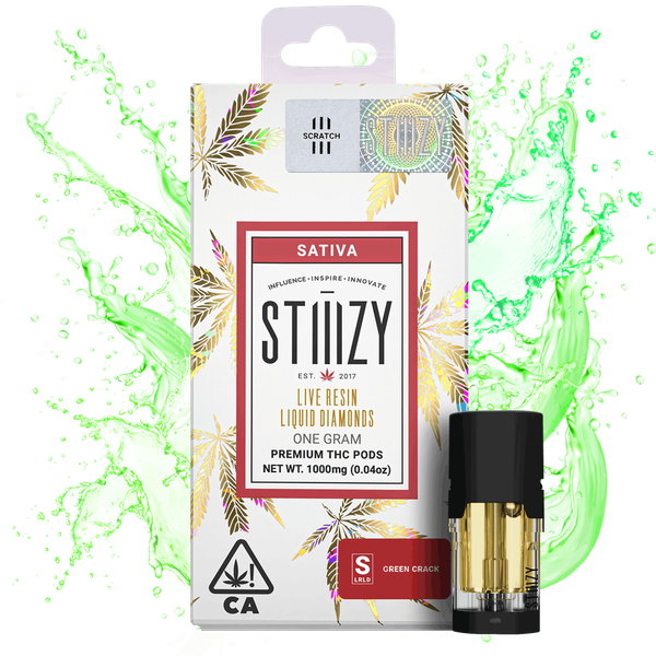 CRDP×DGNリキッド 1ml Green Crack CA-STIIIZY-Pods-LQD-Green